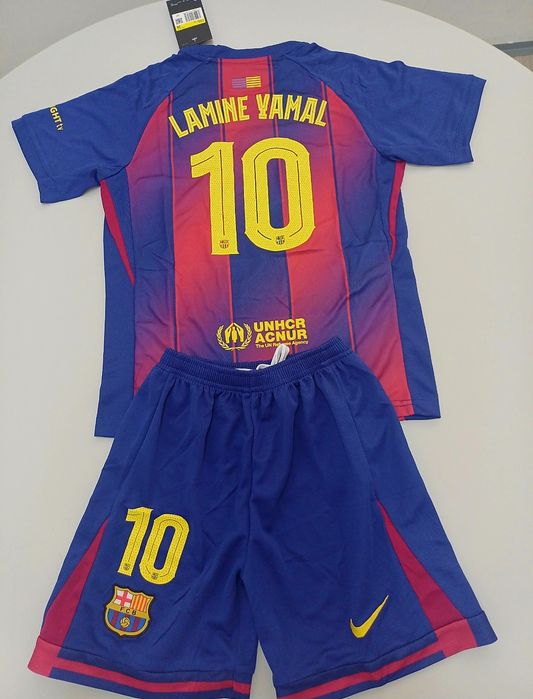 Equipamento criança Barcelona Lamine Yamal