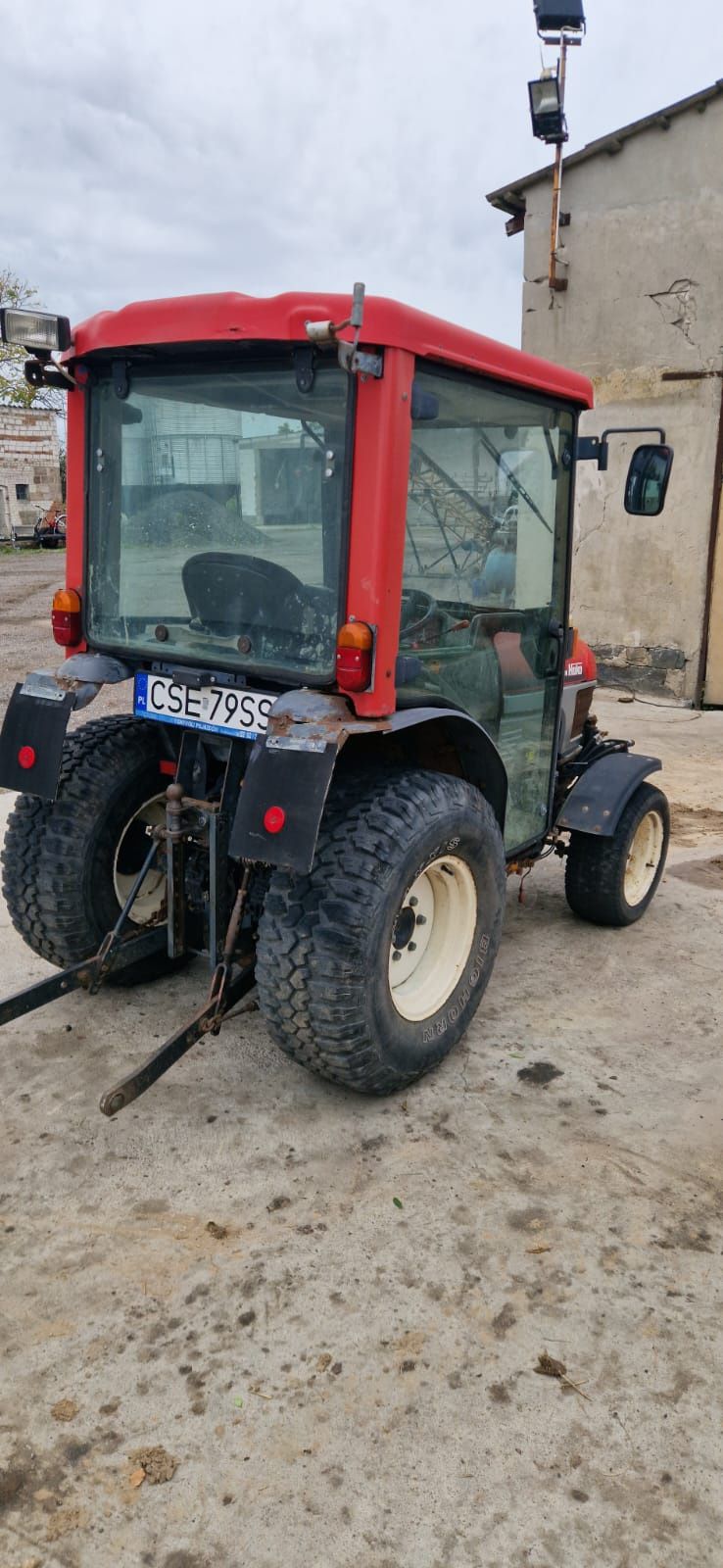 Traktor ogrodniczy komunalny hako yanmar hakotrac 3500 uszkodzony
