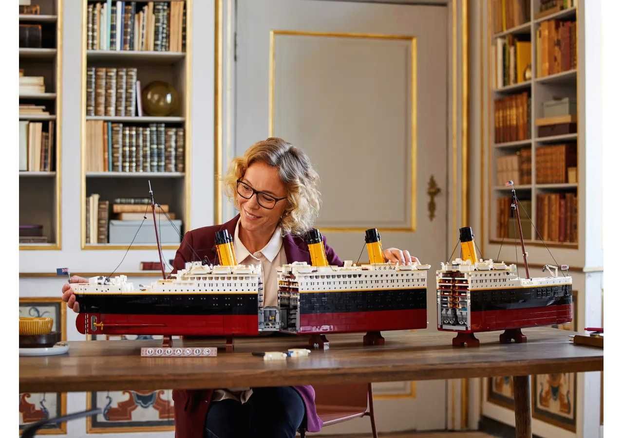 LEGO Icons Titanic 10294 Statek Ruchome Elementy Ogromny Model 135cm