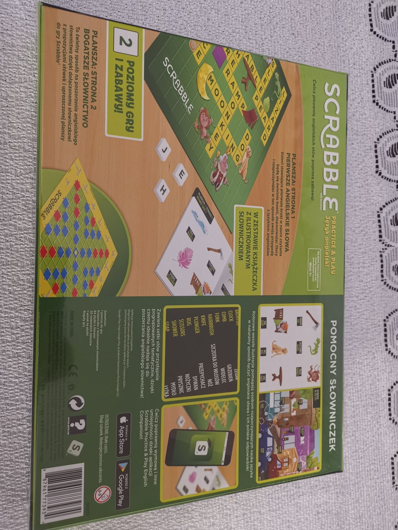 Nowa zafoliowana gra Scrabble Kids
