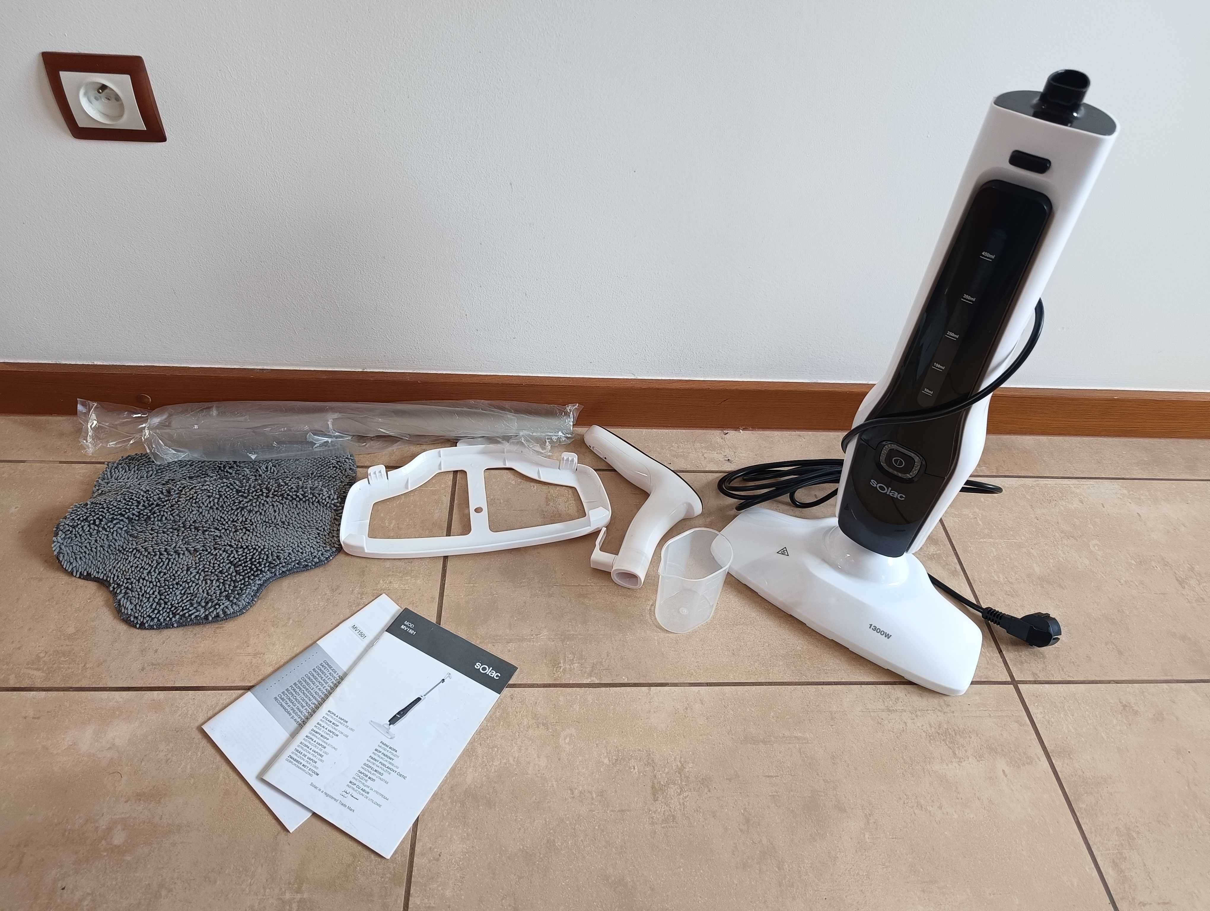 Solac MV1501 - Mop parowy 360stopni 1300W powystawowy