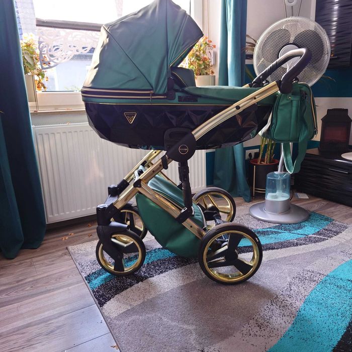 Wózek Junama Diamond 3w1 +baza isofix