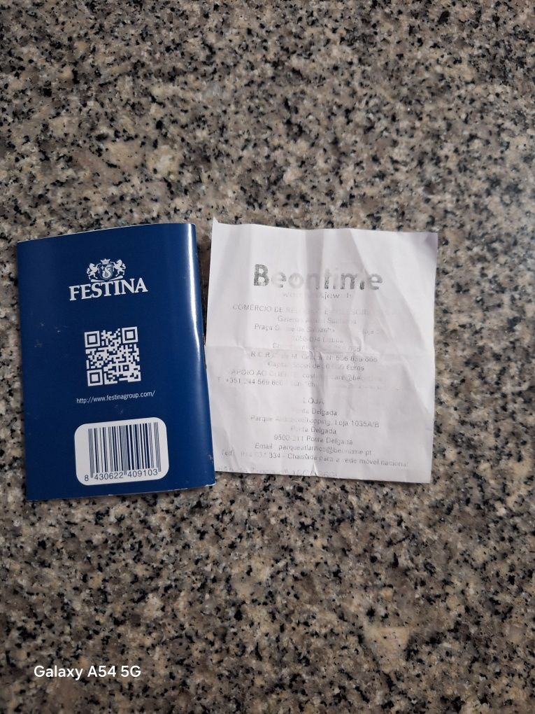 Relogio festina em metal