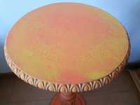Kolorowy kwietnik zero waste stolik pomocny z mandalą stylizowany