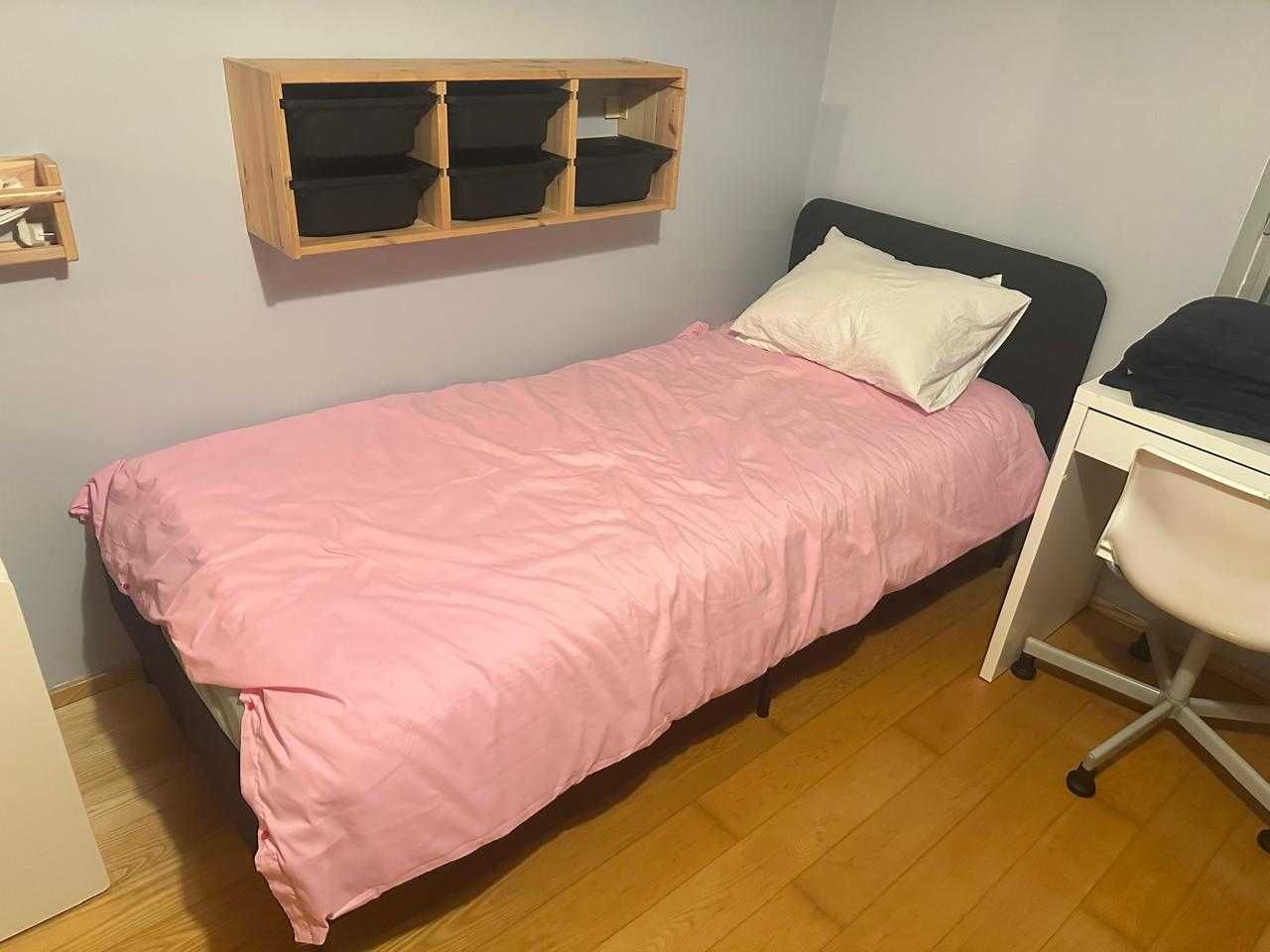 Novíssimo! Imperdível! Cama de solteiro SLATTUM com colchão VESTEROY.