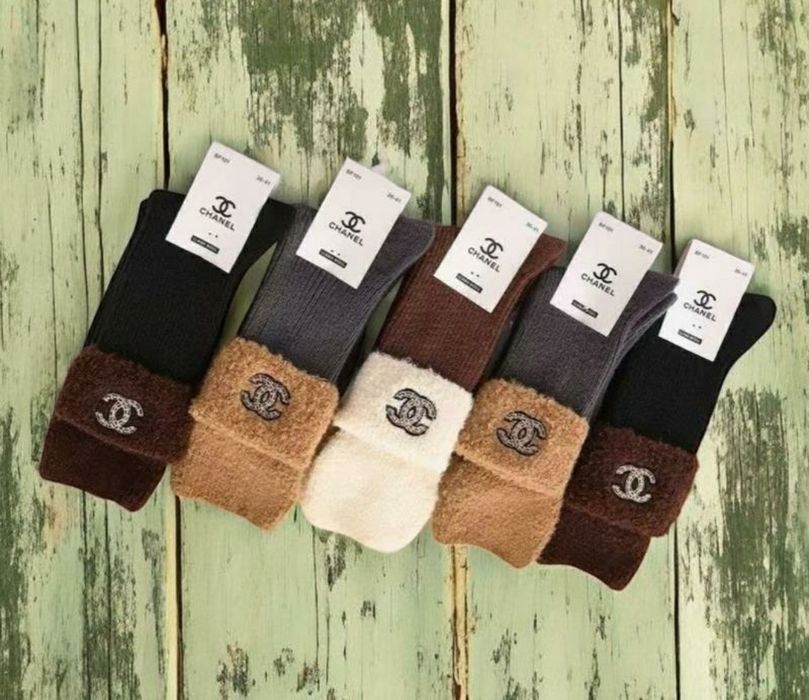 Zestaw 5 par ciepłych skarpet damskich