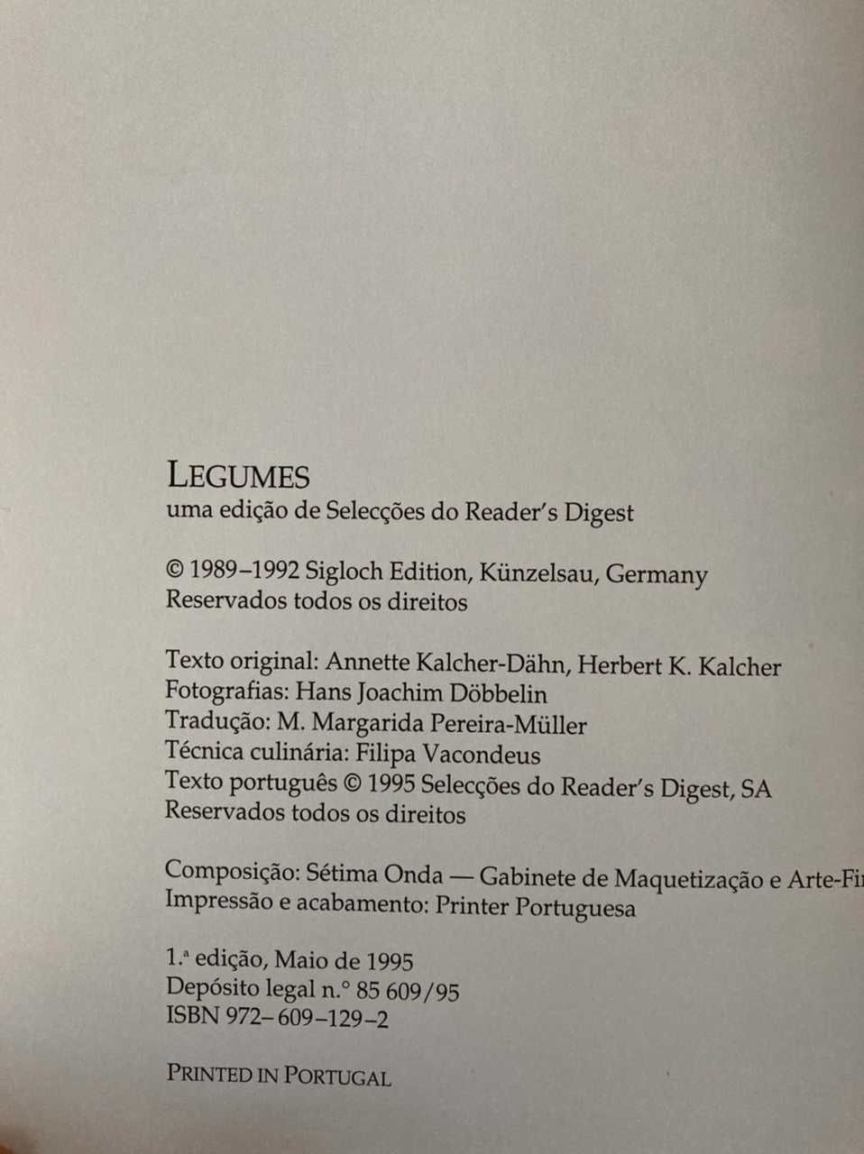 Livro "Um Mundo de Sabores — Legumes" (portes grátis)