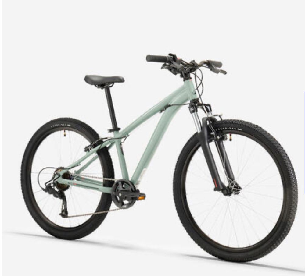 ROCKRIDER Bicicleta btt 26" 9-12 anos, expl 500 caqui