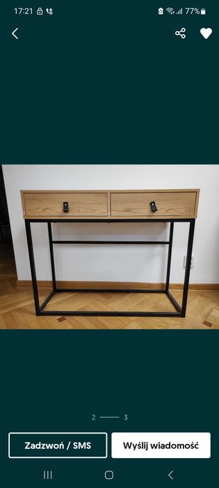 Zestaw mebli w kolorze dębu 6 sztuk nowe