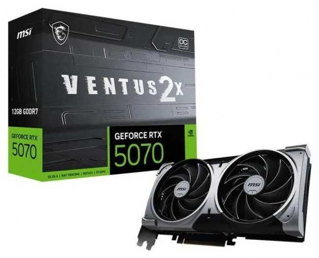 Відеокарта MSI GeForce RTX 5070 VENTUS 2X OC 12GB