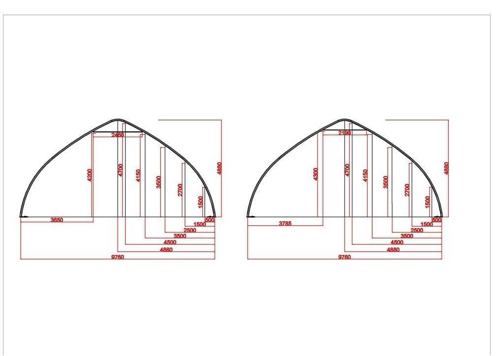 Hala namiotowa łukowa 10x12x5 m magazyn wiata konstrukcja bale bele