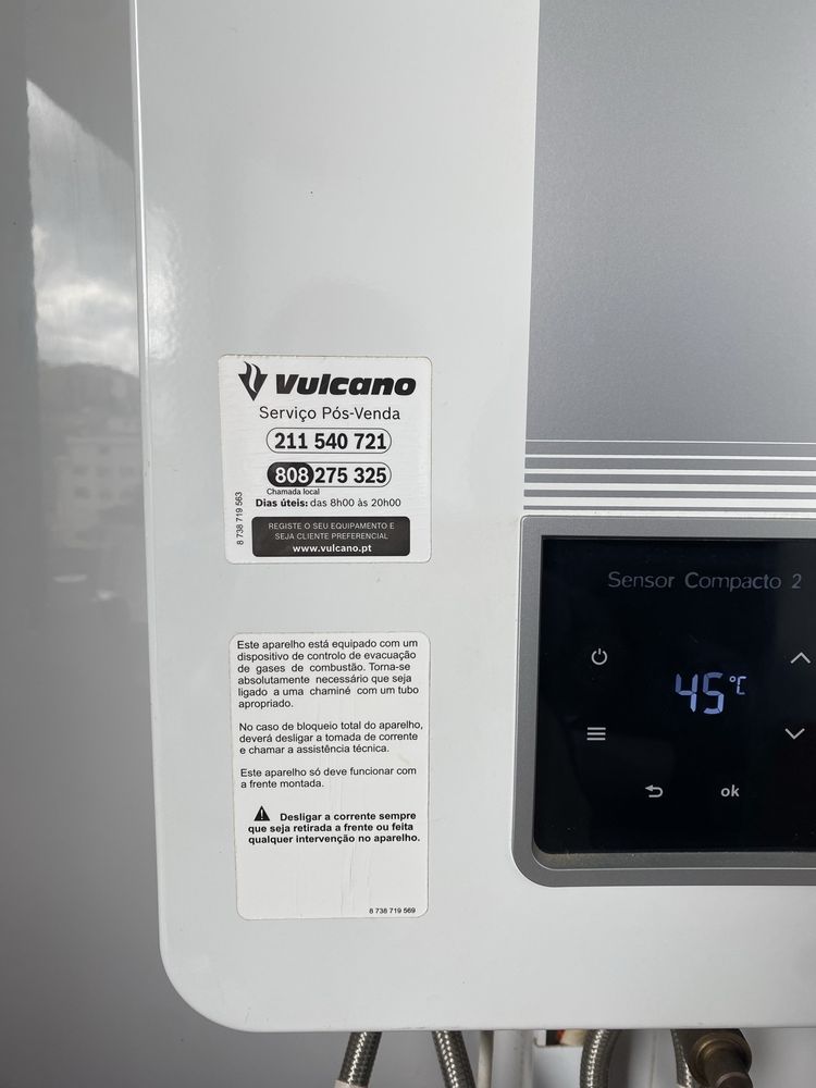 Esquentador a Gás da Vulcano -11L