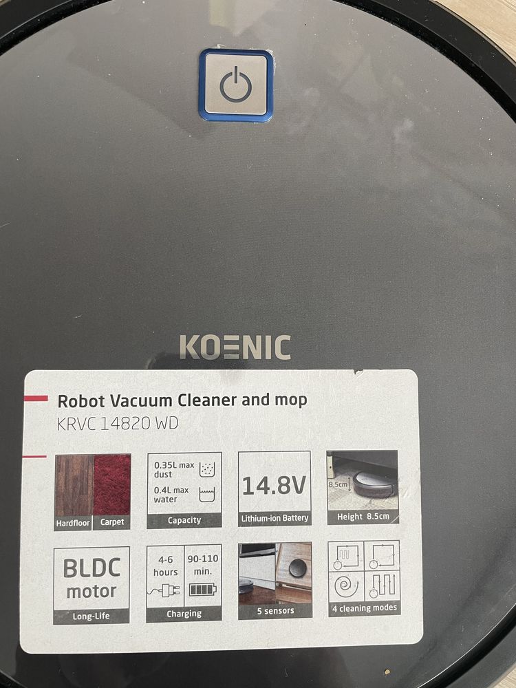 робот пилосос KOENIC