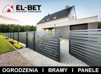 Brama skrzydłowa OPTIMA EB.1.13 100x20 mm szer. 400 cm wys. 145 cm