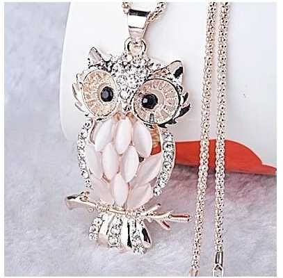 Colar "Coruja" (Novo e embalado)