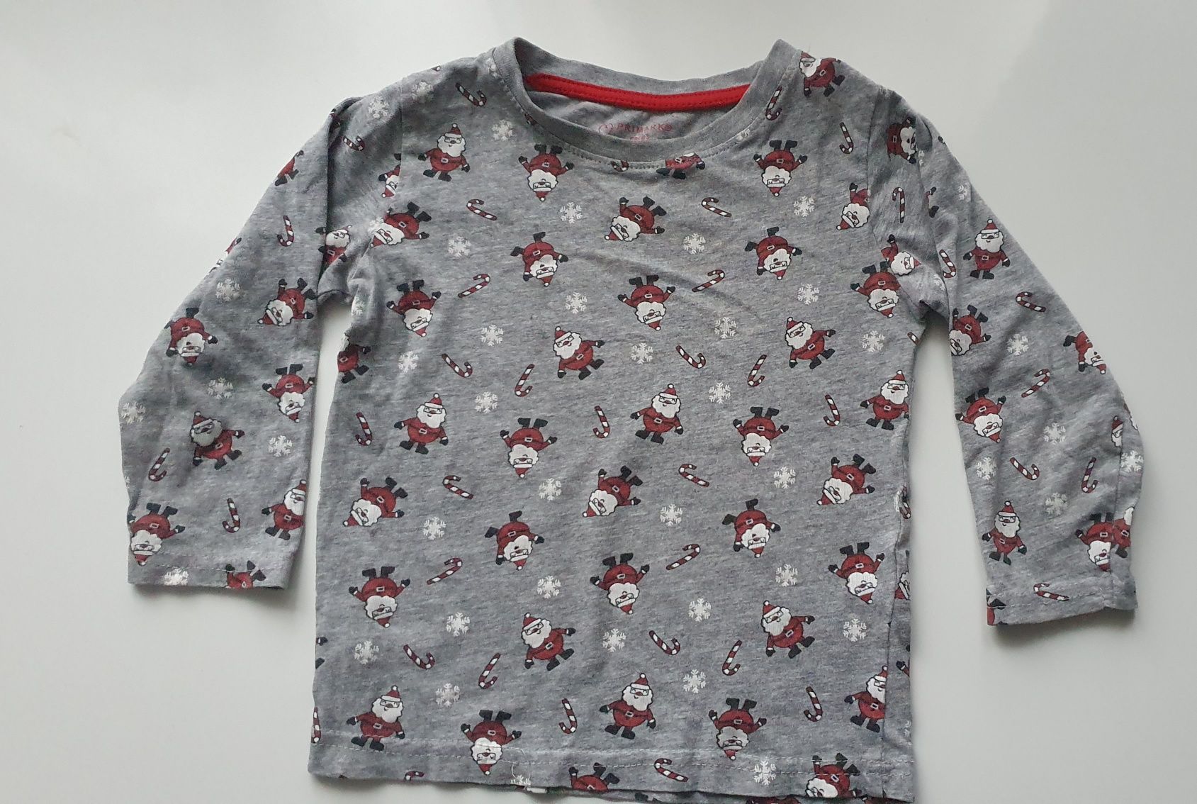Świąteczna bluzka w Mikołaje Primark 98