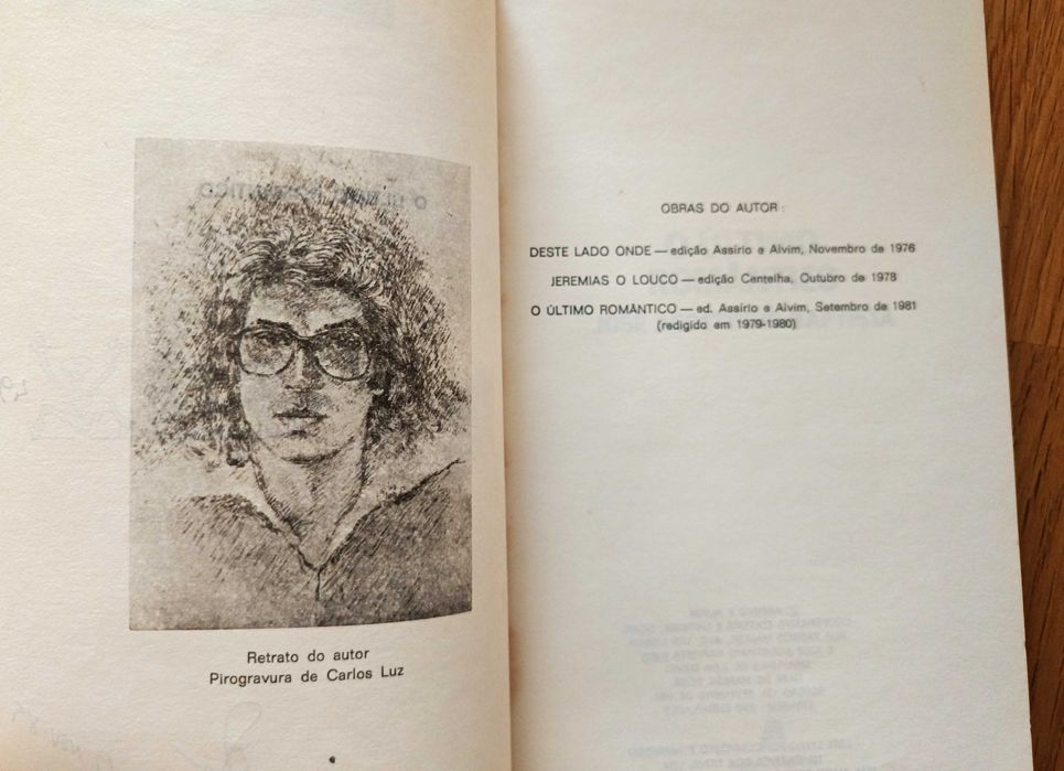 O Último Romântico - José Agostinho Baptista (portes inc.)