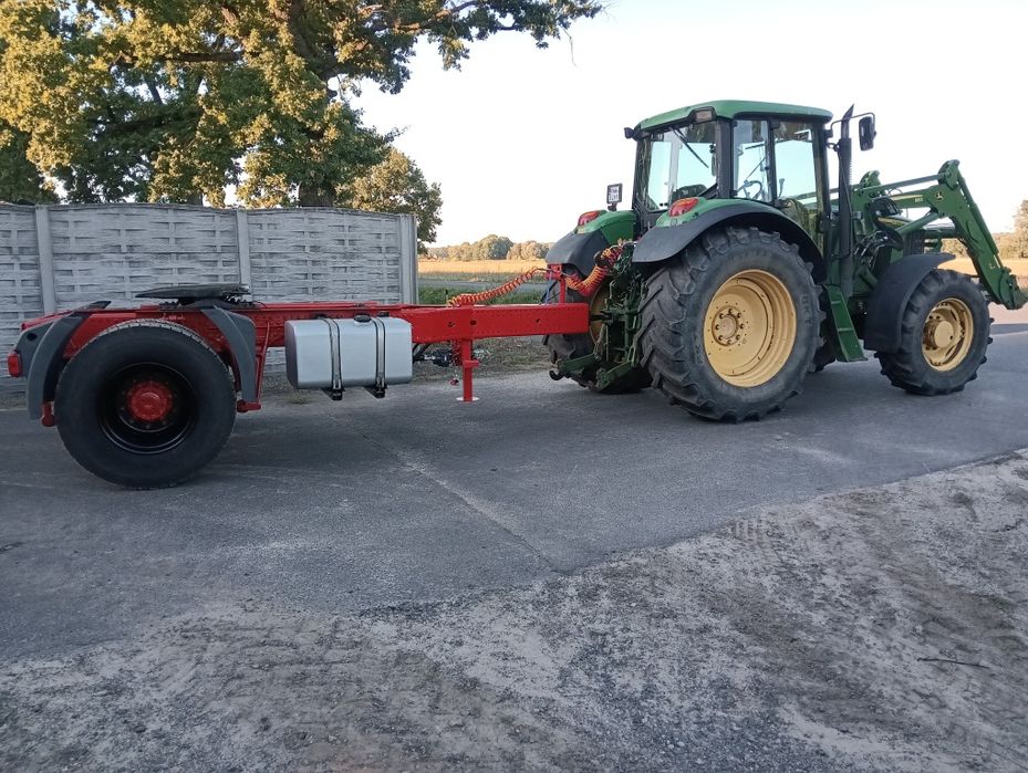 Wózek dolly wuzek doli dyszel naczepa wanna zaczep kiper