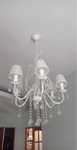 Lampa wisząca z kryształkami