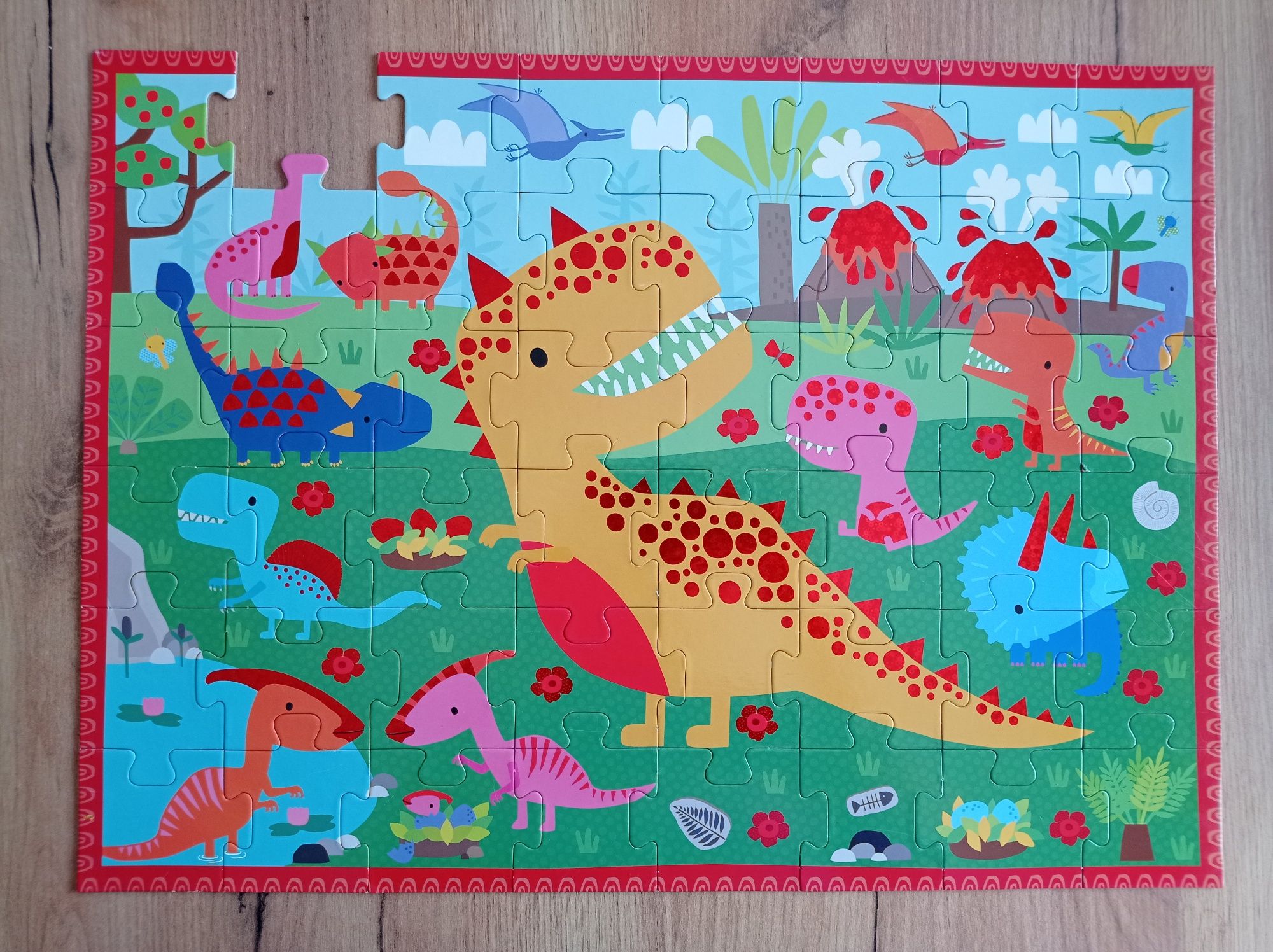 Puzzle Touch & Play, 48 elementów, Dinozaury