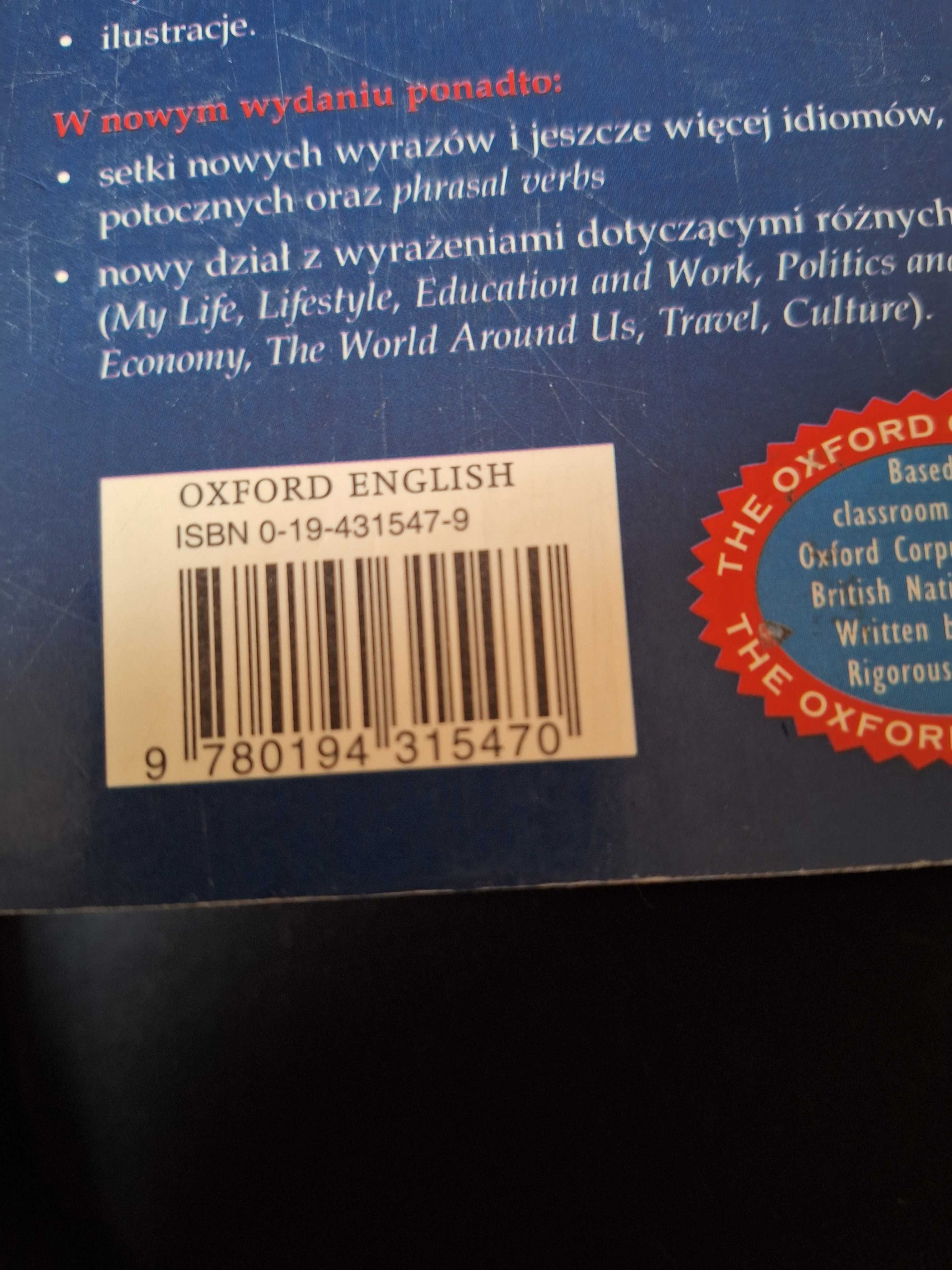 Słownik OXFORD Wordpower angielsko - polski z indeksem pl-ang