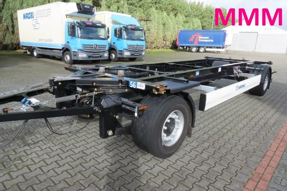 Krone PRZYCZEPA KRONE BDF JAK NOWA KOŁA 19,5 SPROWADZONA z Niemiec  osie BPW, DMC 18000 KG, ładowność 15155 KG