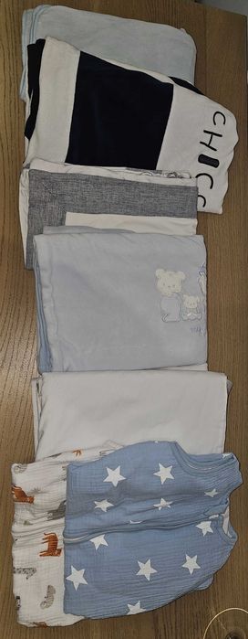 Vendo 4 mantas recem nascido chicco