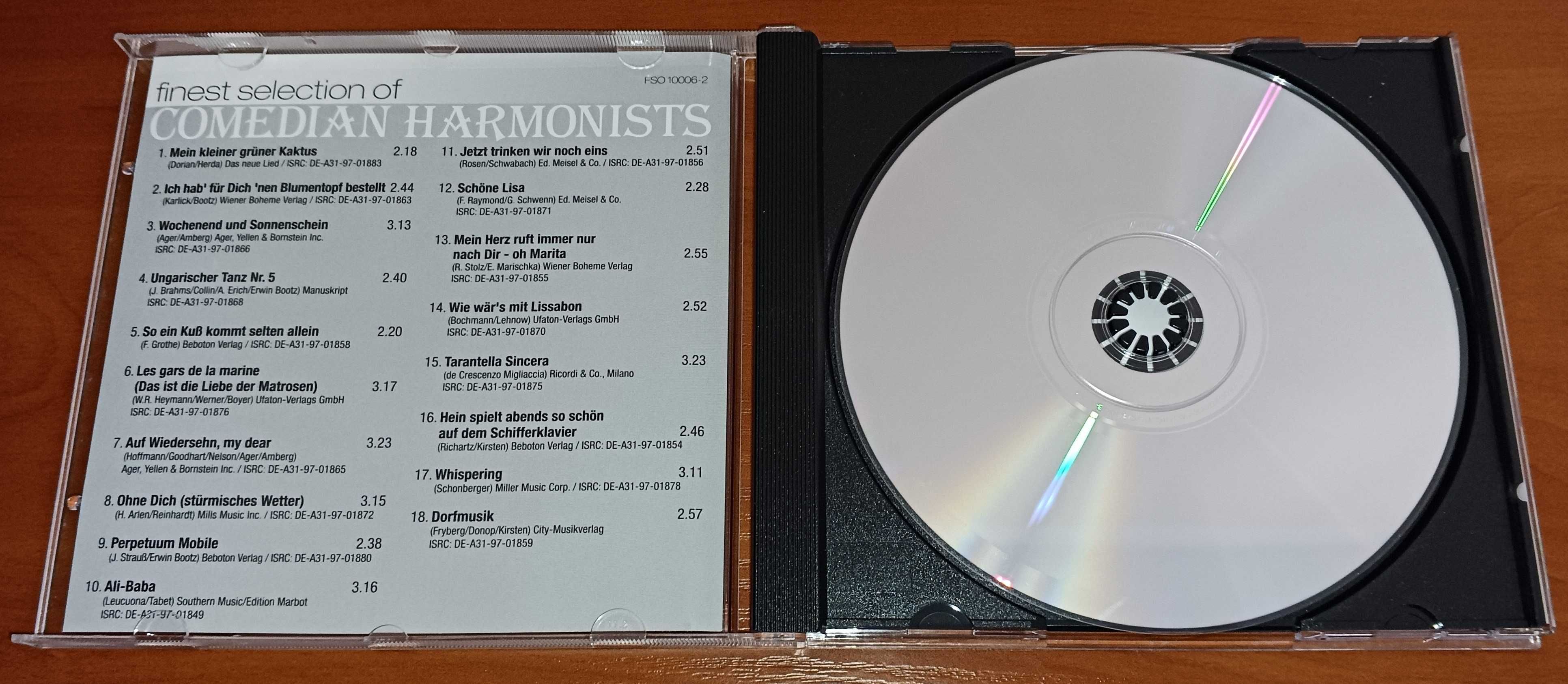 CD Comedian Harmonists - Finest Selection Of Comedian Harmonists