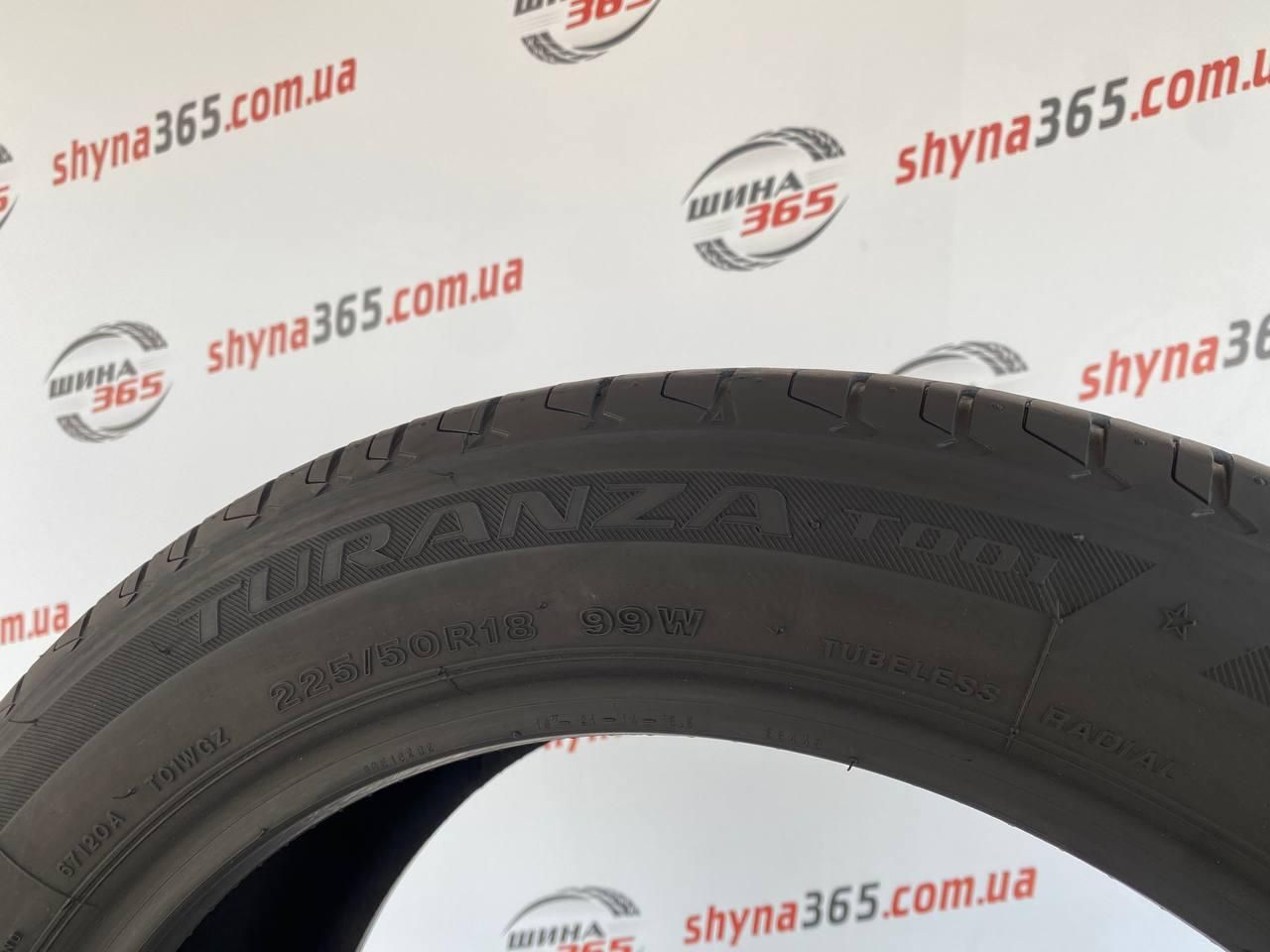 шини бу літо 225/50 r18 bridgestone turanza t001 4mm