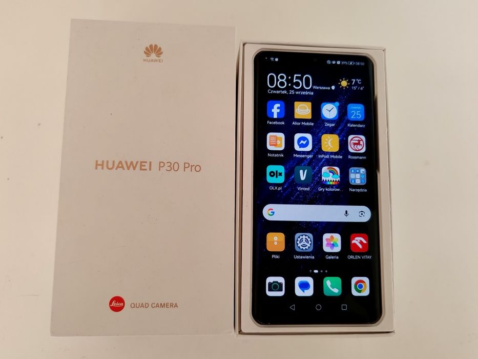 Telefon komórkowy smartfon Huawei P30 pro  dual sim 6GB 128 RAM