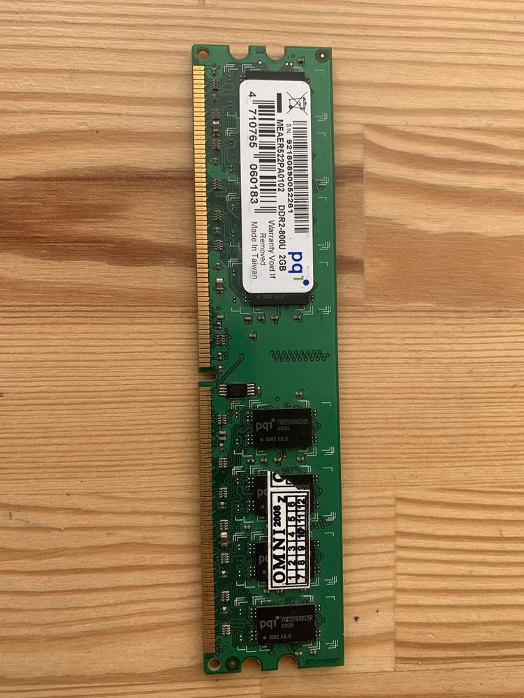 ОЗУ, PQI, 2Gb, DDR2 -800U Оперативка