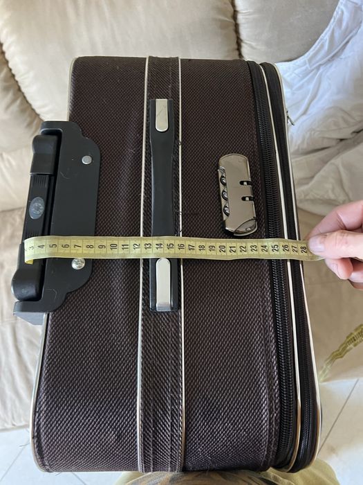 Чемодан коричневый валіза бу 1 шт