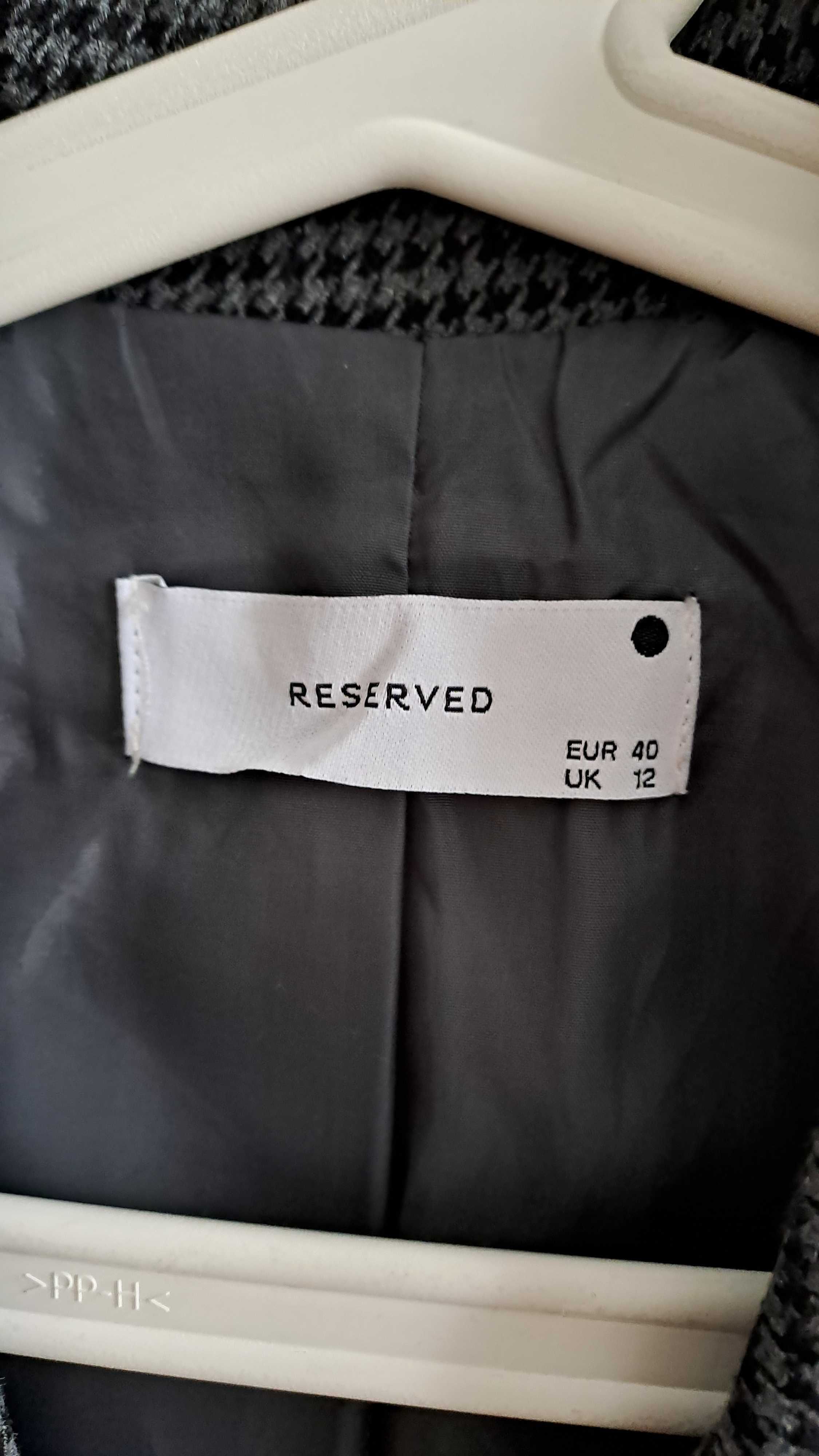 Garnitur damski marynarka r.40 spodnie r.44 Reserved