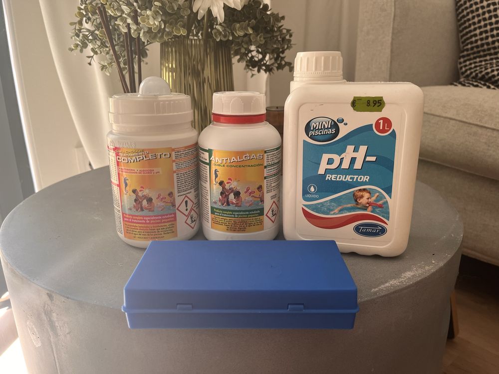 Piscina Intex + kit tratamento