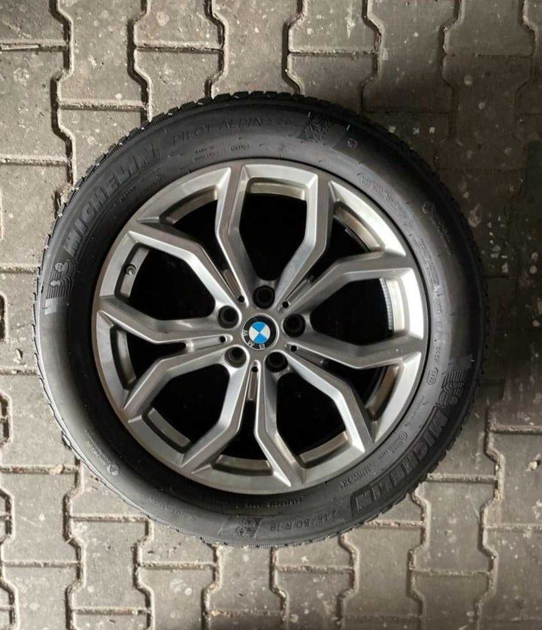 Oryginalne koła zimowe 19 BMW X3 G01 X4 G02 opony zimowe 245/50 R19