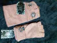 Пов'язка та перчатки victoria's secret ear warmer headband &