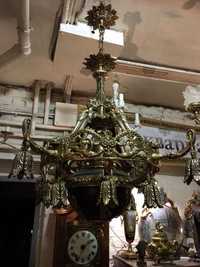 Антикварная бронзовая люстра светильник лампа антик антиквариат Киев