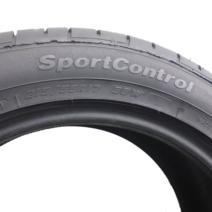 215/55/17 Fulda 215/55R17 98W XL Sport Control Lato 2013 7.5-8mm