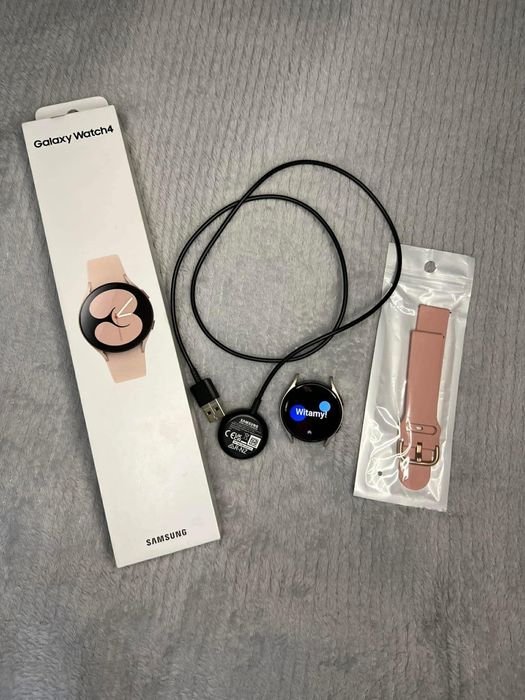 Samsung Galaxy Watch 4 40mm – różowe złoto – bardzo dobry stan