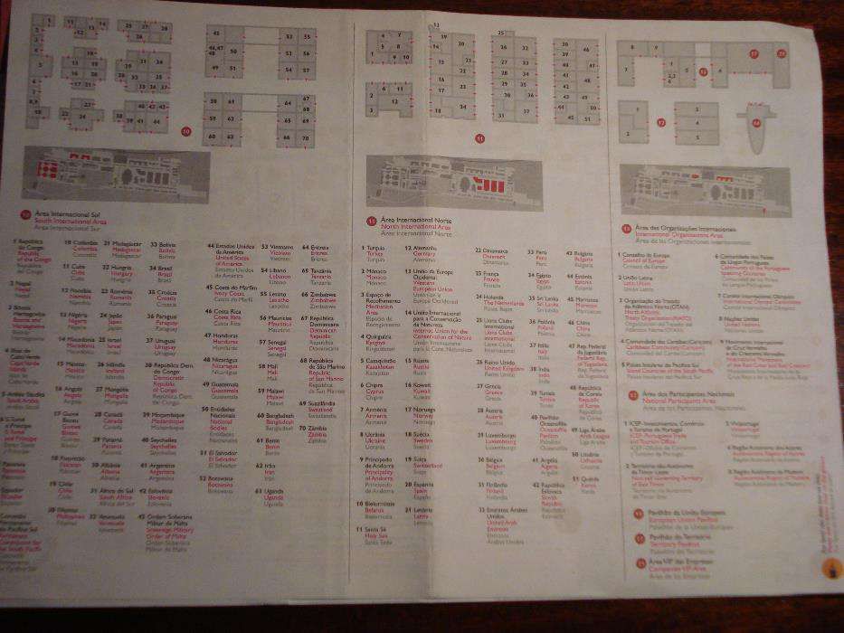 Mapa Geral da EXPO'98