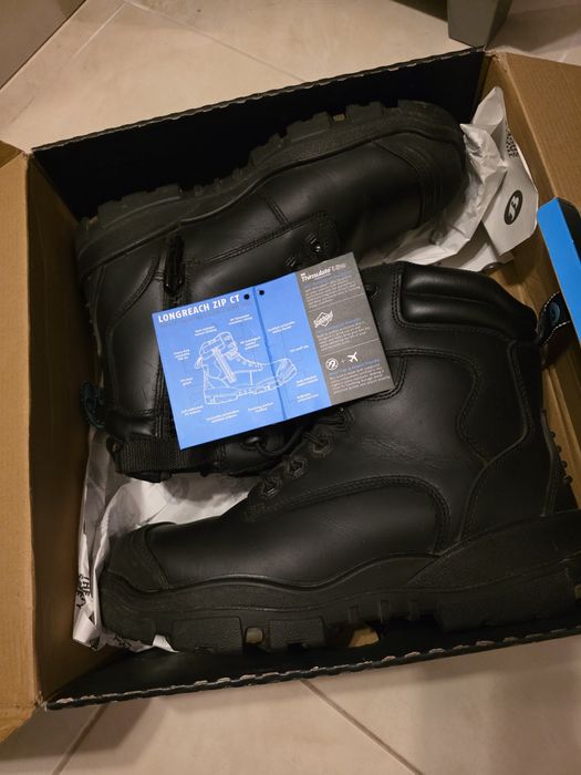 Czarne buty robocze zimowe