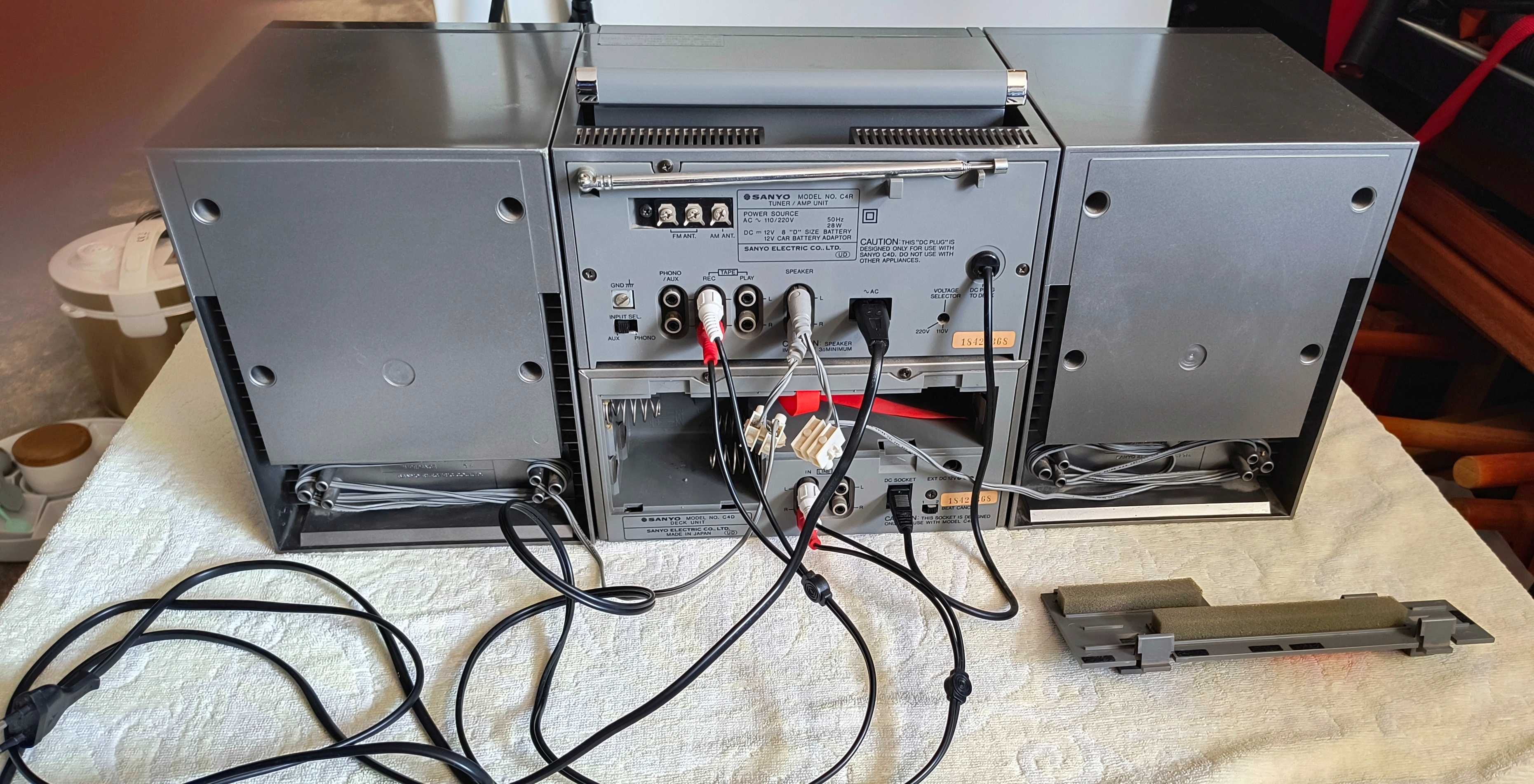 Radiomagnetofon wieża SANYO C4R Made in Japan Gorzów