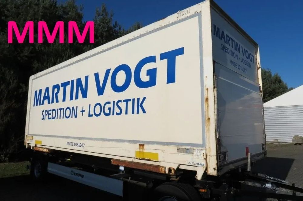 Krone KONTENER KRONE PRZEJAZDOWY BDF 7,30 ROLETA SPROWADZONY Z DE  rok 2005, wymiary 7,30 m x 2,53 m x 2,49 m,