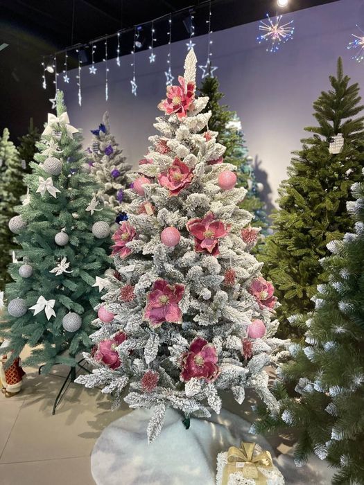 Дешево! Заснеженная искусственная ель! Елка Арктика! Штучна ялинка