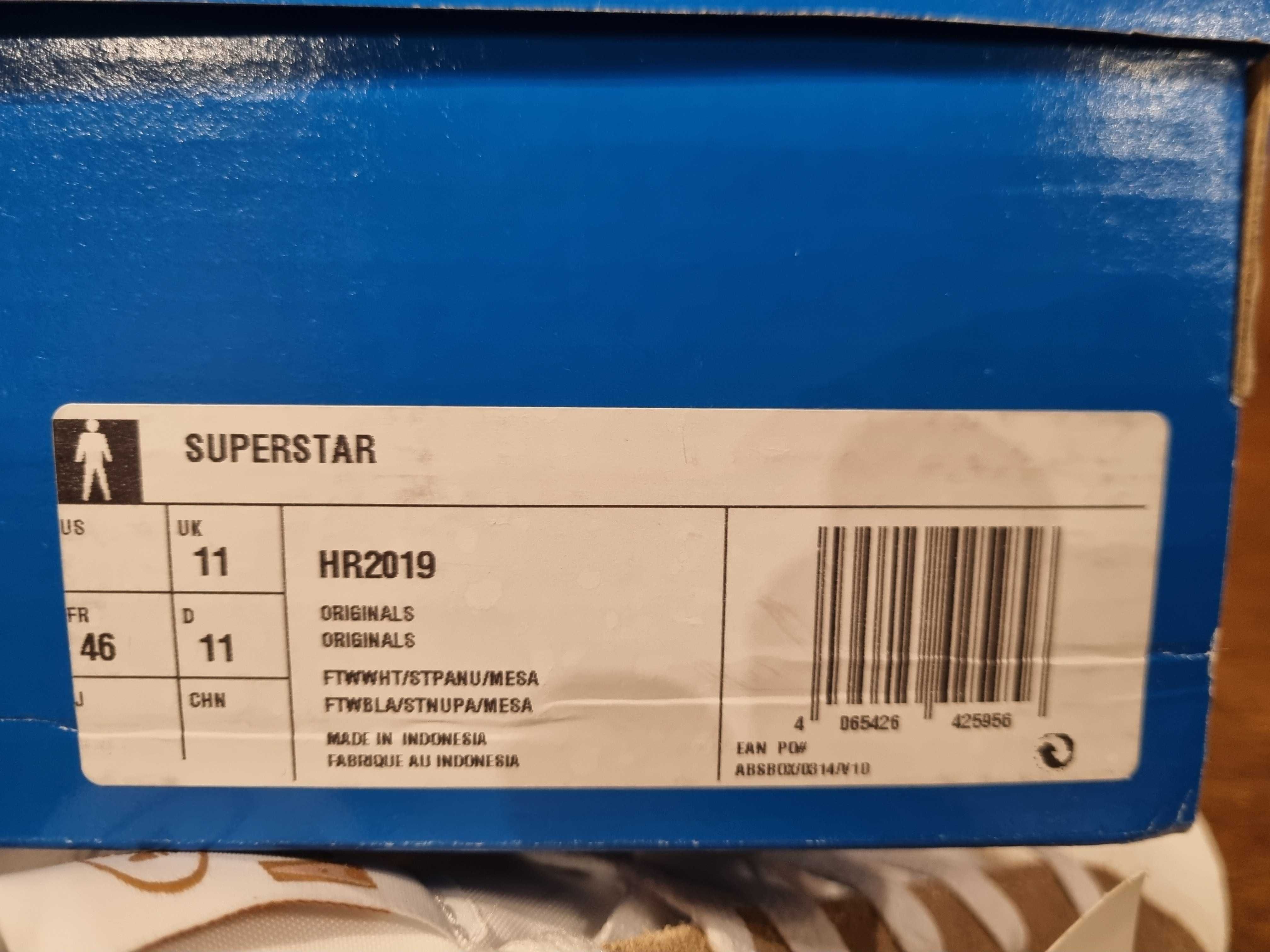 Nowe Buty Adidas Superstar r. 46 HR2019