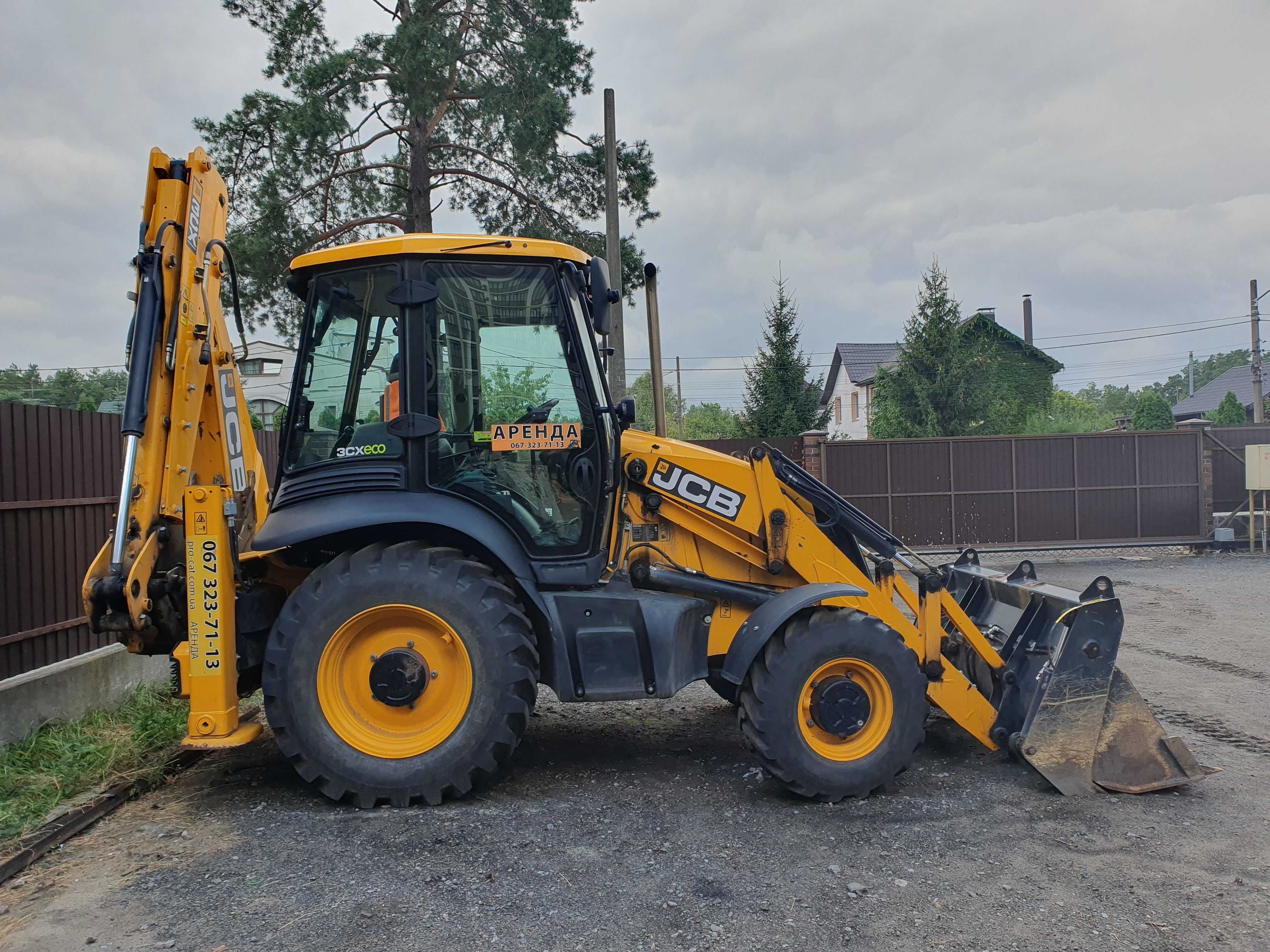 Аренда экскаватора-погрузчика JCB 3сх . Аренда тройки