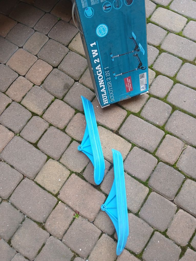 Hulajnoga lato zima płozy