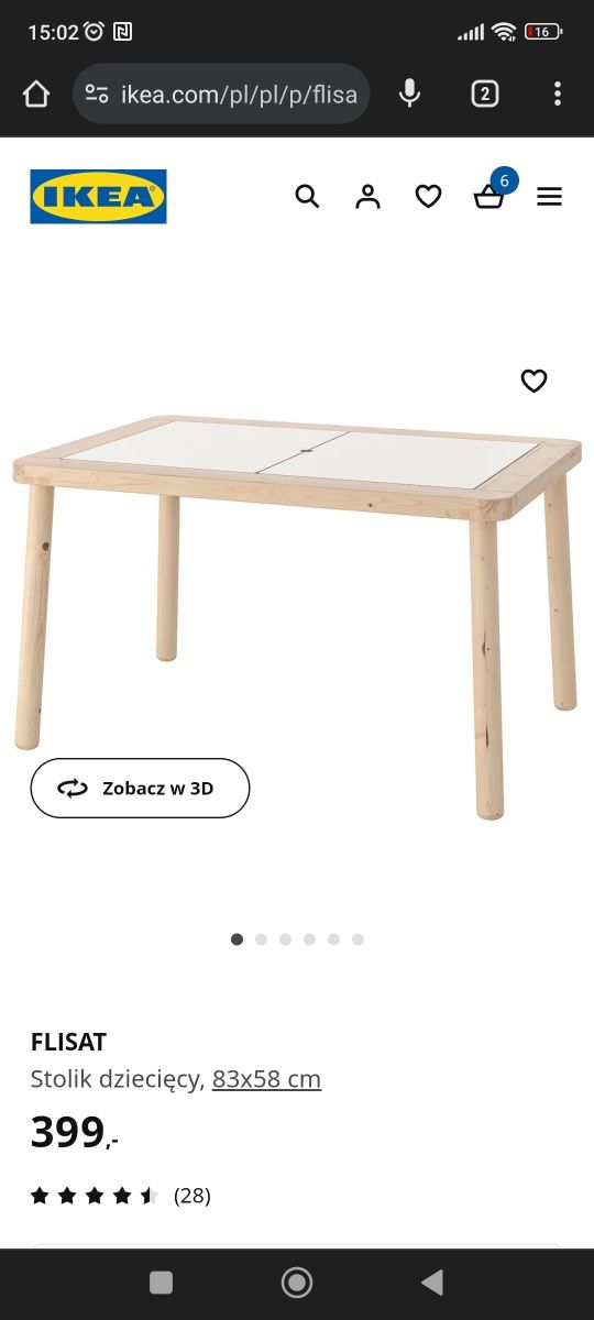 Stolik /biurko dla dzieci