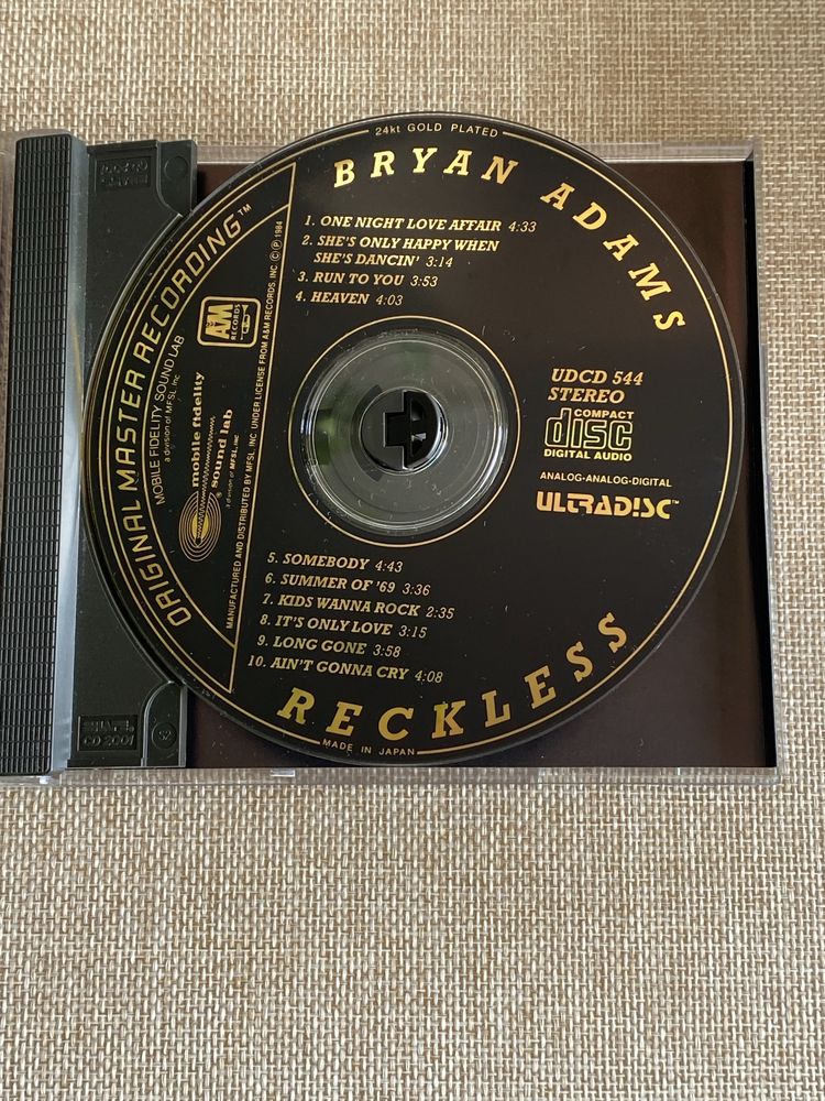 Cd Bryan Adams, Reckless