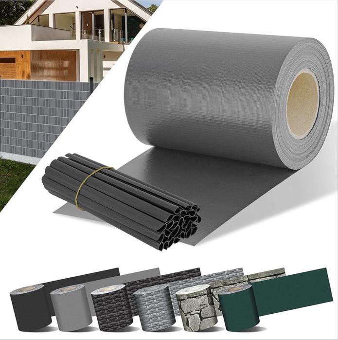 Osłona PCV na rolce nieprzejrzysta 35 m